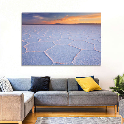 Salar De Uyuni Sunrise Wall Art