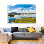 Lake Myvatn Reflection Wall Art