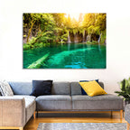 Plitvice Lake Waterfall Wall Art
