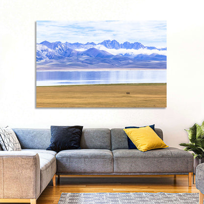 Song Kul Lake Silhouettes Wall Art