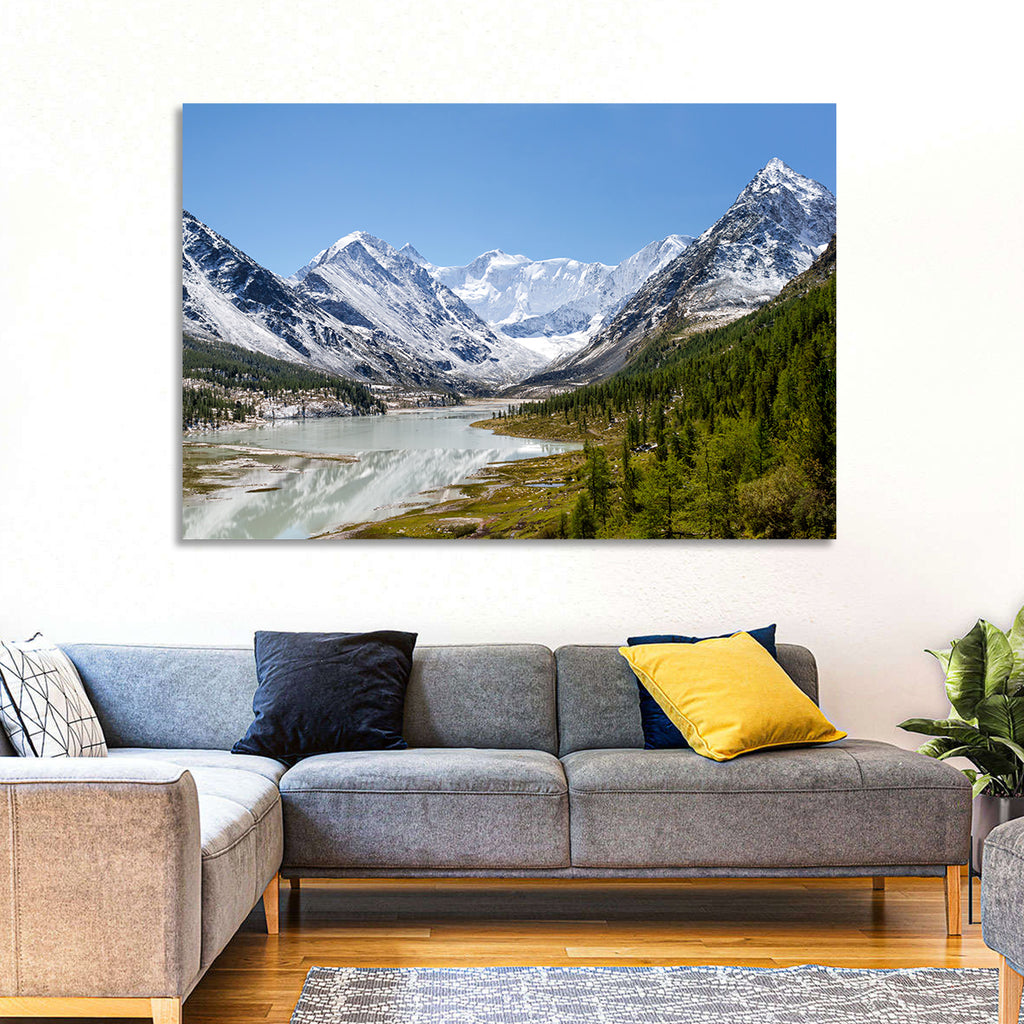 Akkem Lake Reflection Wall Art