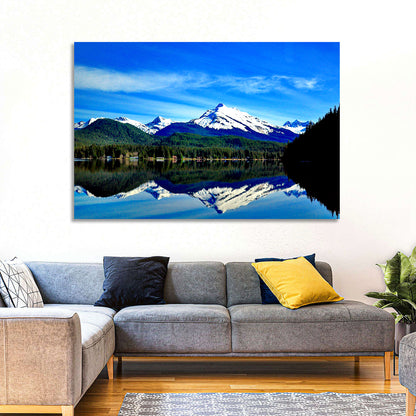 Juneau Mountains Reflection Wall Art