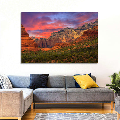 Sedona Red Rocks Sunrise Wall Art