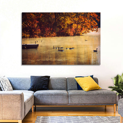 Governor Dodge Misty Lake Wall Art