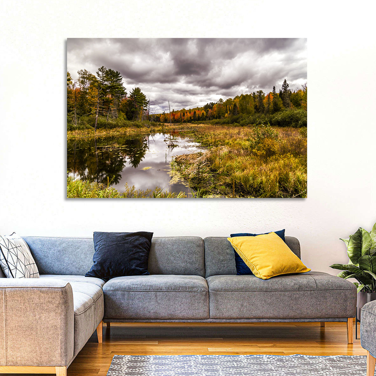 Michigan Autumn Marsh Wall Art