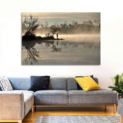 Centennial Lake Mist Wall Art