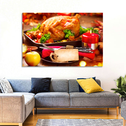 Roasted Turkey Holiday Still Life Wall Art