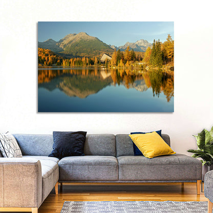 Štrbské Pleso Lake, High Tatras Wall Art