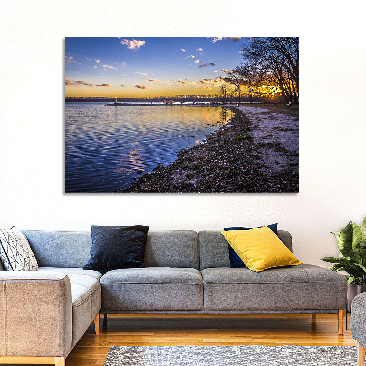 Onondaga Lake Sunset Wall Art