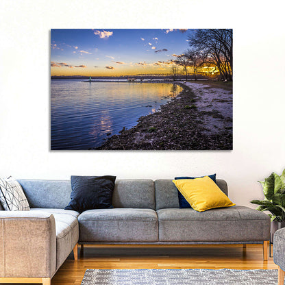 Onondaga Lake Sunset Wall Art