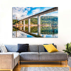 Lake Omodeo Concrete Bridge Wall Art
