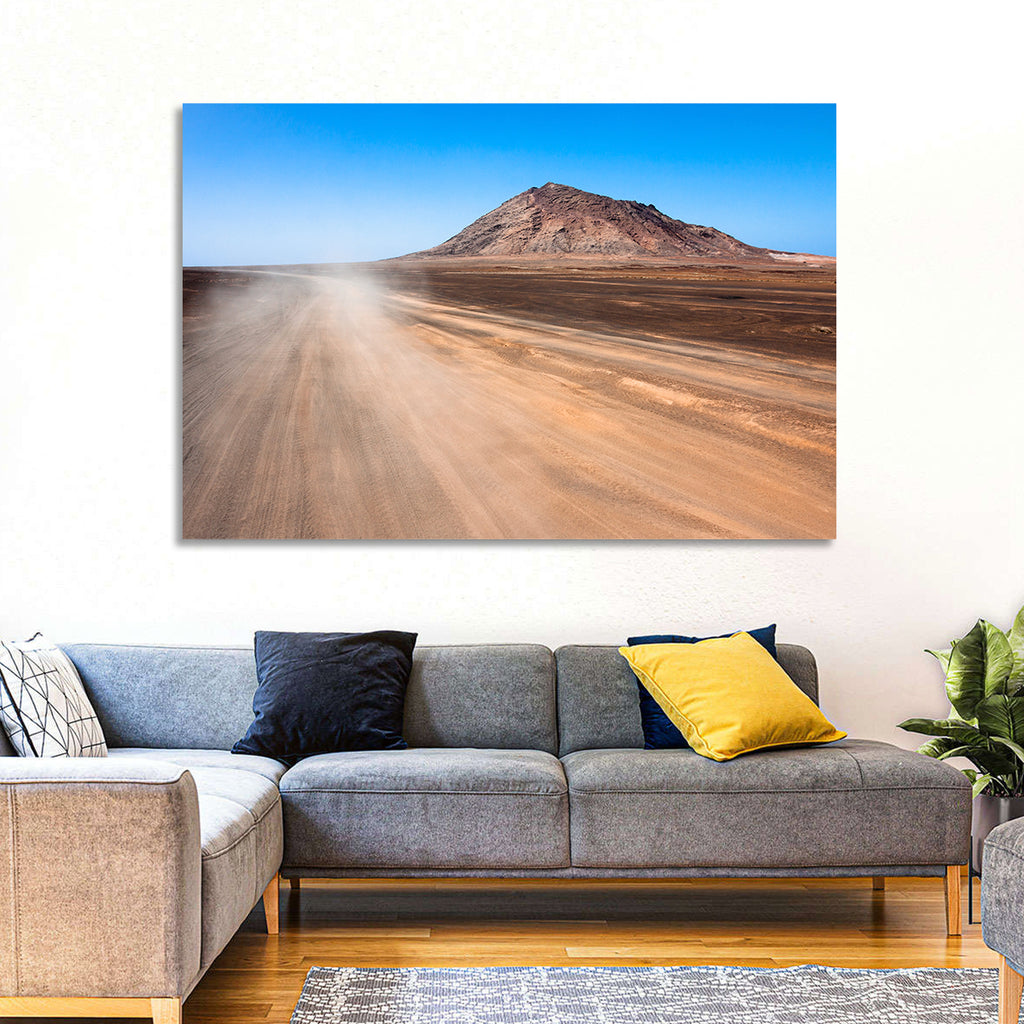 Cabo Verde Crater Road Wall Art