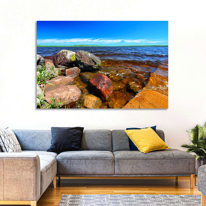 Lake Gogebic Rocky Shoreline Wall Art