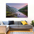 Glendalough Upper Lake at Dusk Wall Art