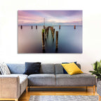 Lake Monroe Pier at Dusk Wall Art