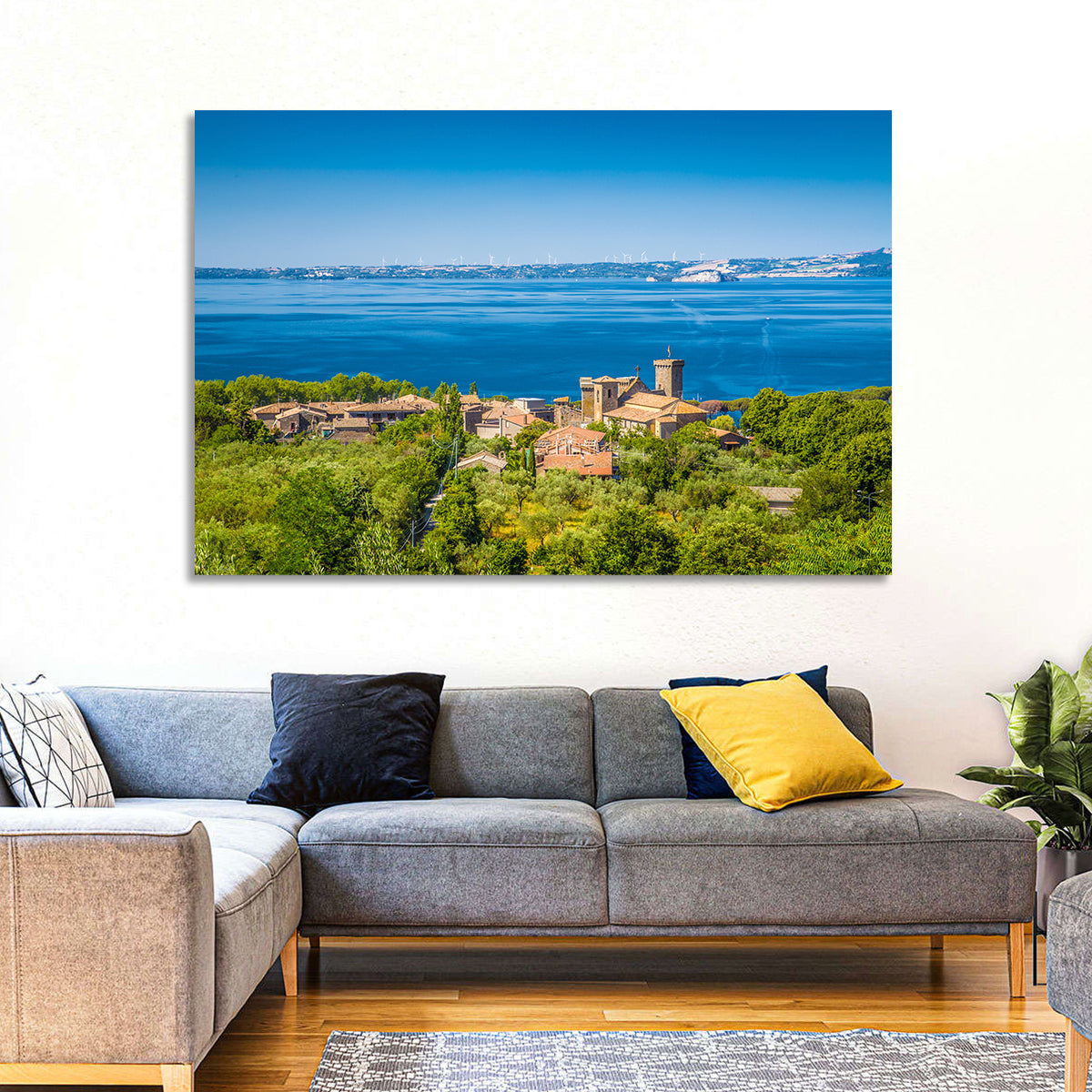 Bolsena Village Overlook Wall Art