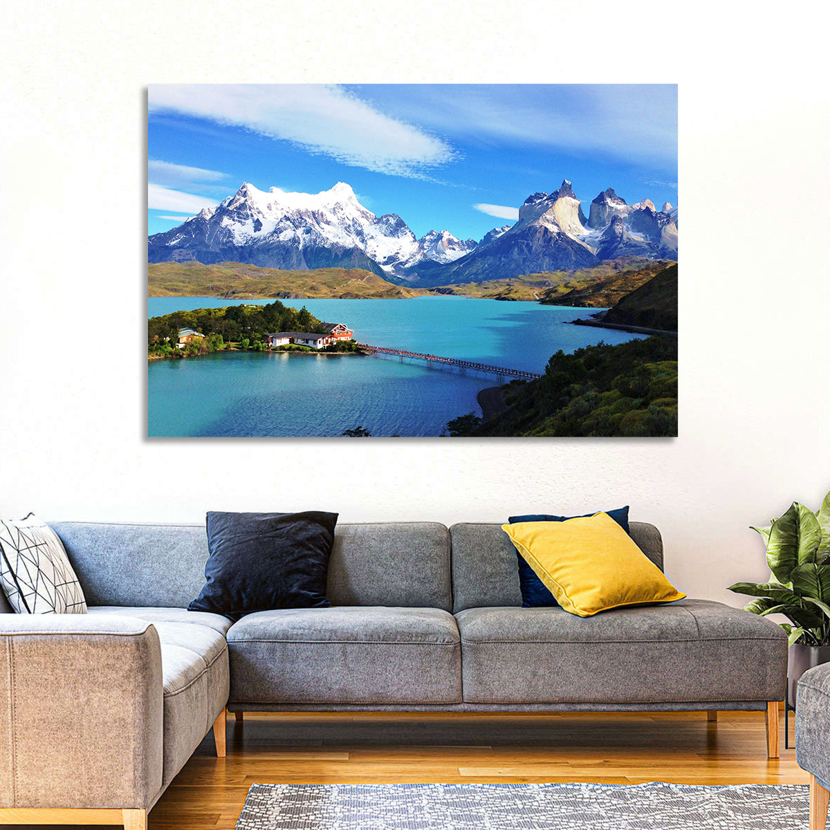 Pehoé Lake, Torres Del Paine Wall Art
