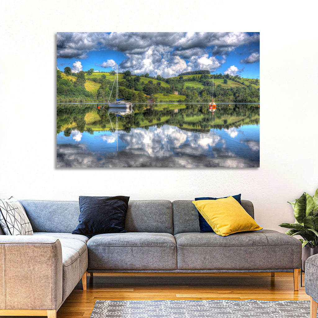 Sailboats on Ullswater Wall Art