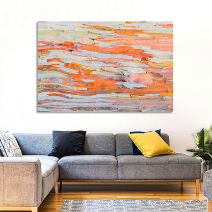 Abstract Eucalyptus Bark Layers Wall Art
