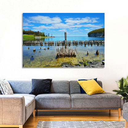 Big Bay De Noc Garden View Wall Art