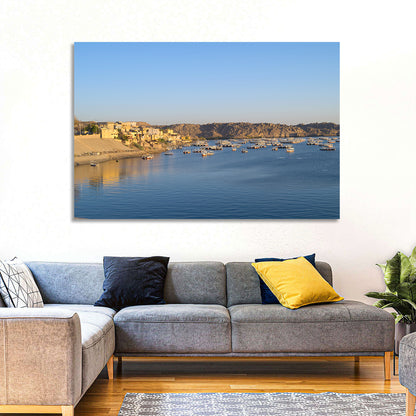 Lake Nasser Harbor View Wall Art