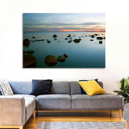 Baltic Sea at Twilight Wall Art