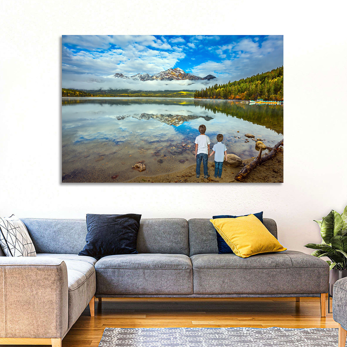 Pyramid Lake Reflection Wall Art