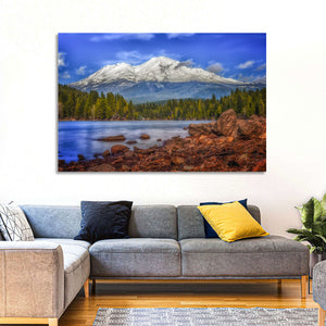 Mount Shasta from Lake Siskiyou Wall Art