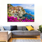 Manarola Cliffside Village Wall Art