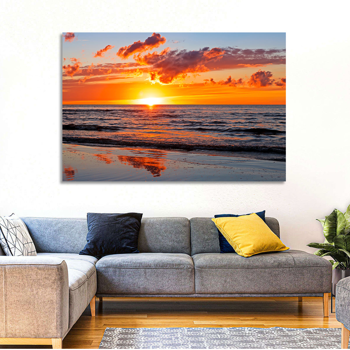Sunset Over the Baltic Wall Art