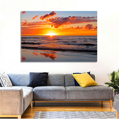 Sunset Over the Baltic Wall Art