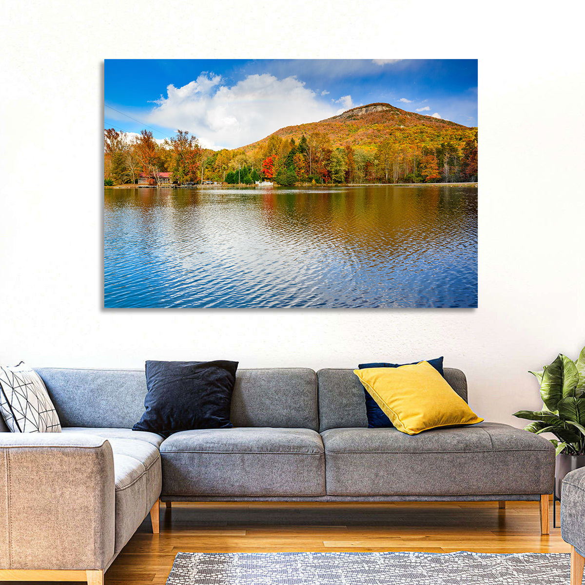 Yonah Mountain Lake View Wall Art
