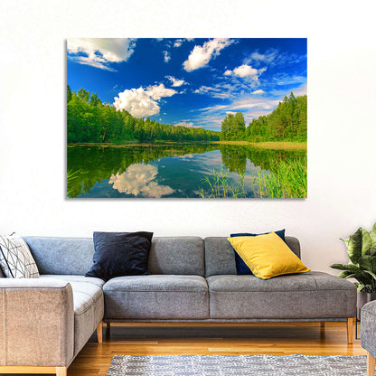 Kurtna Lake Reflection Wall Art