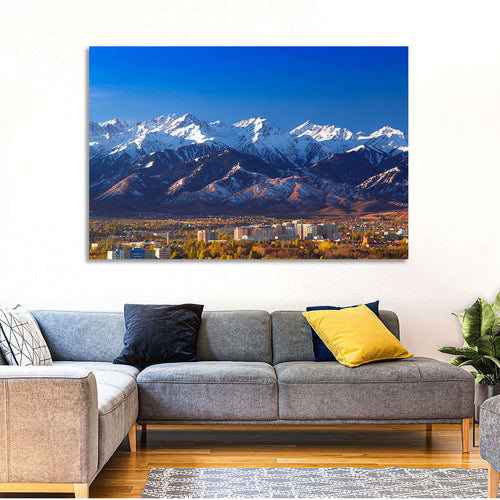 Almaty Snow-capped Trans-ili Alatau Wall Art