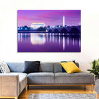 Purple Twilight Washington D.c. Skyline Wall Art