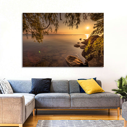 Simcoe Lake Golden Hour Wall Art