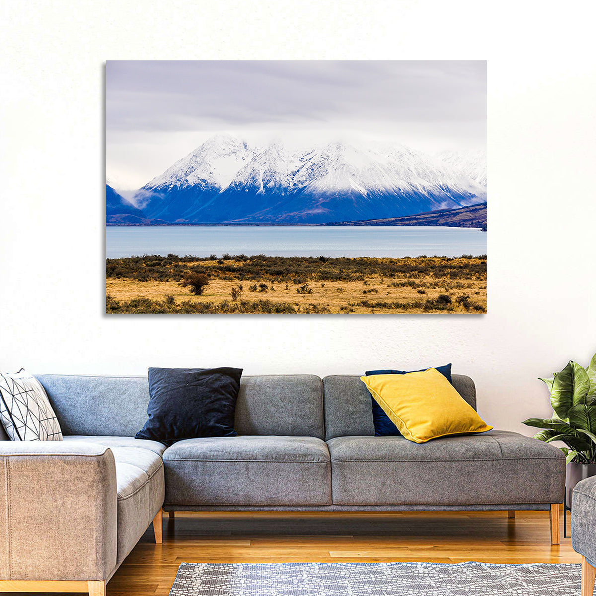 Lake Ohau Snowy Peaks Wall Art