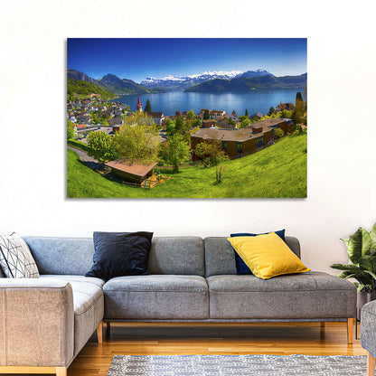 Lake Lucerne, Weggis Wall Art