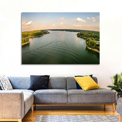 Lake Wylie Golden Hour Wall Art