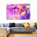 Abstract Tulip Garden Wall Art