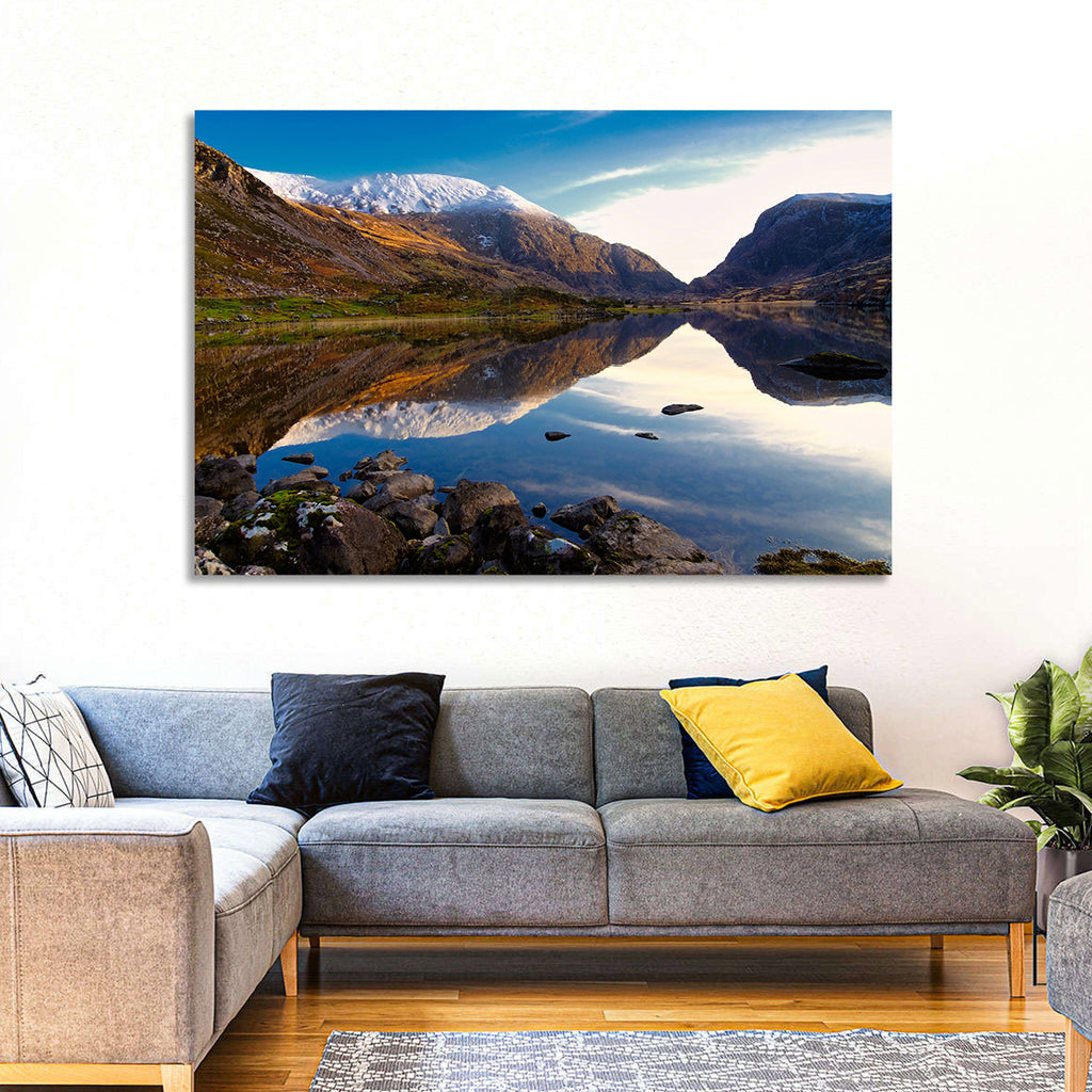 Auger Lake Morning Reflection Wall Art