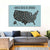 Kids United States Of America Map Wall Art