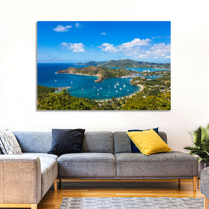 Shirley Heights Harbour View Wall Art