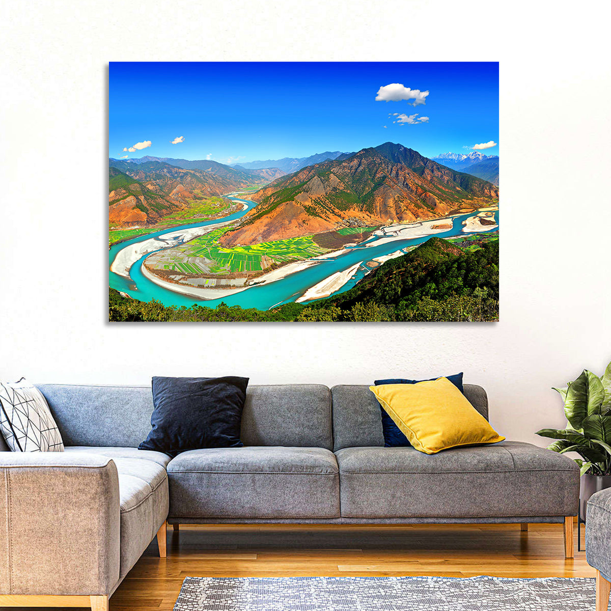 First Bend of the Yangtze, Lijiang Wall Art