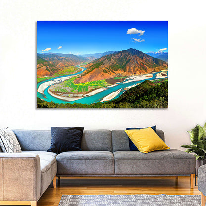First Bend of the Yangtze, Lijiang Wall Art