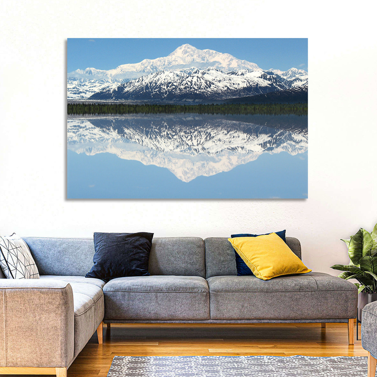 Denali Peak Reflection Wall Art