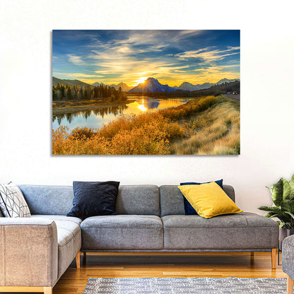 Oxbow Bend Sunrise Wall Art