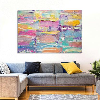 Rough Board Brushstrokes Wall Art