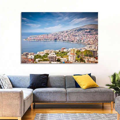 Saranda Bay Cityscape Wall Art