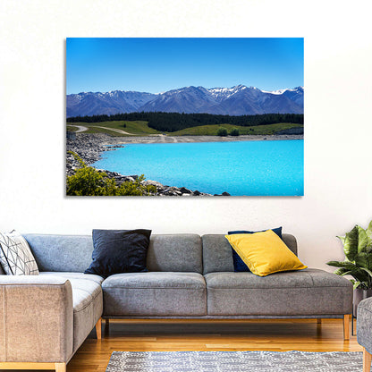 Lake Pukaki Turquoise View Wall Art